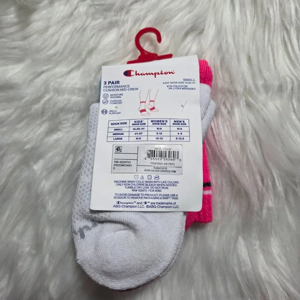 Champion Mid-Crew Socks